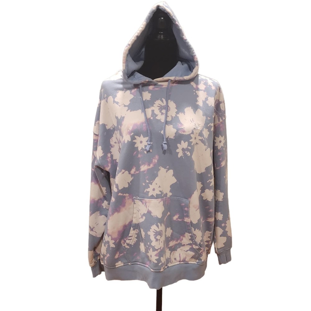 Adidas Floral Hoodie Size XL in very good condition